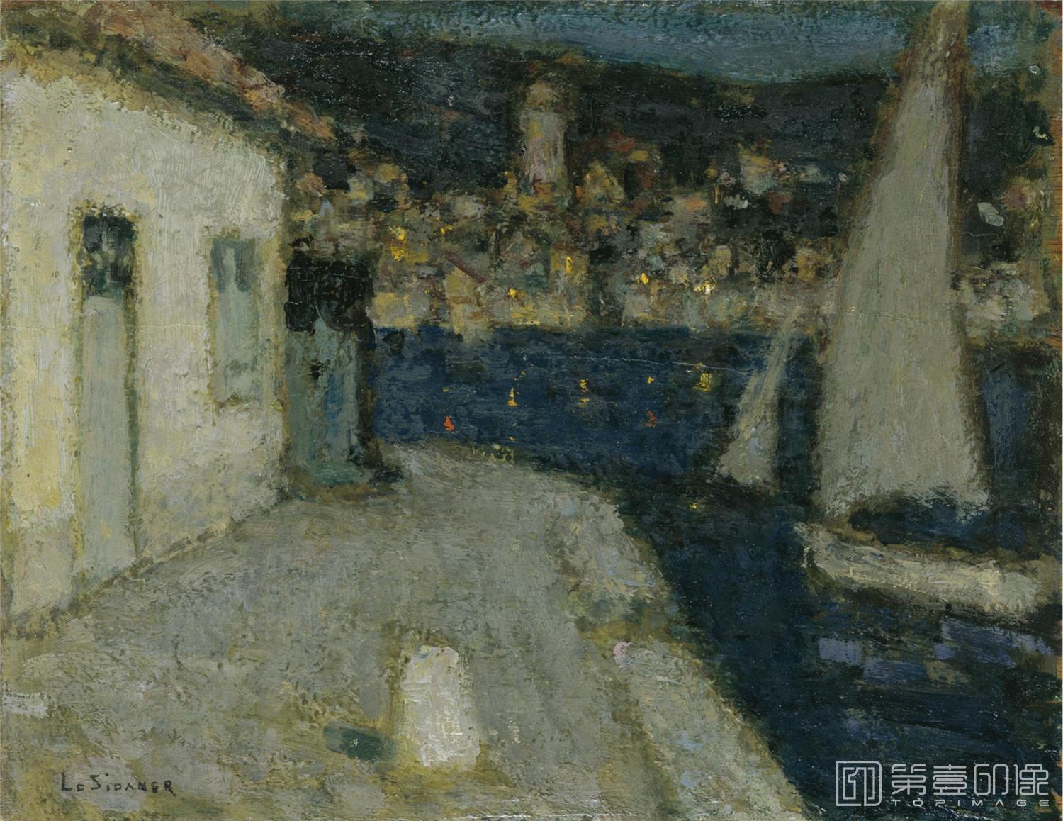 油画-LESBARQUES,SAINTJEANCAPFERRAT